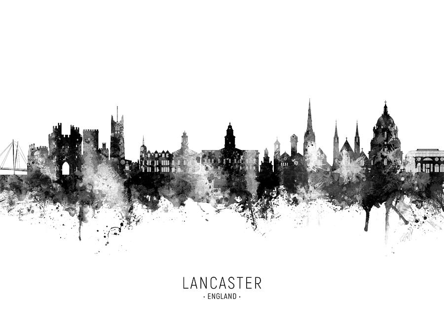 Lancaster England Skyline #22 Digital Art by Michael Tompsett