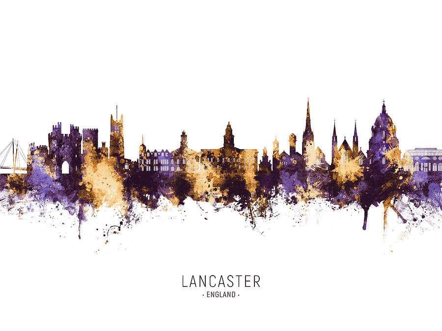 Lancaster England Skyline #23 Digital Art by Michael Tompsett