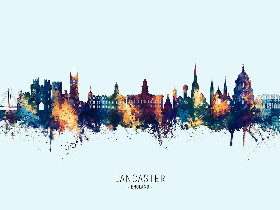 Lancaster England Skyline #24 Digital Art by Michael Tompsett
