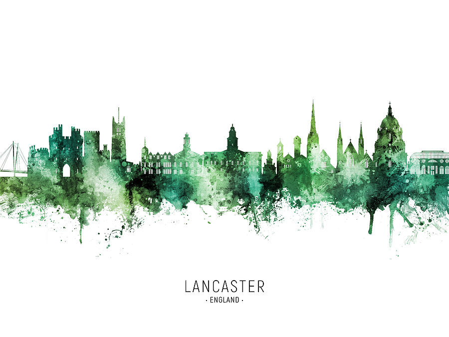 Lancaster England Skyline #28 Digital Art by Michael Tompsett