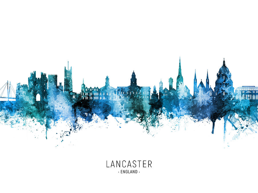 Lancaster England Skyline #30 Digital Art by Michael Tompsett