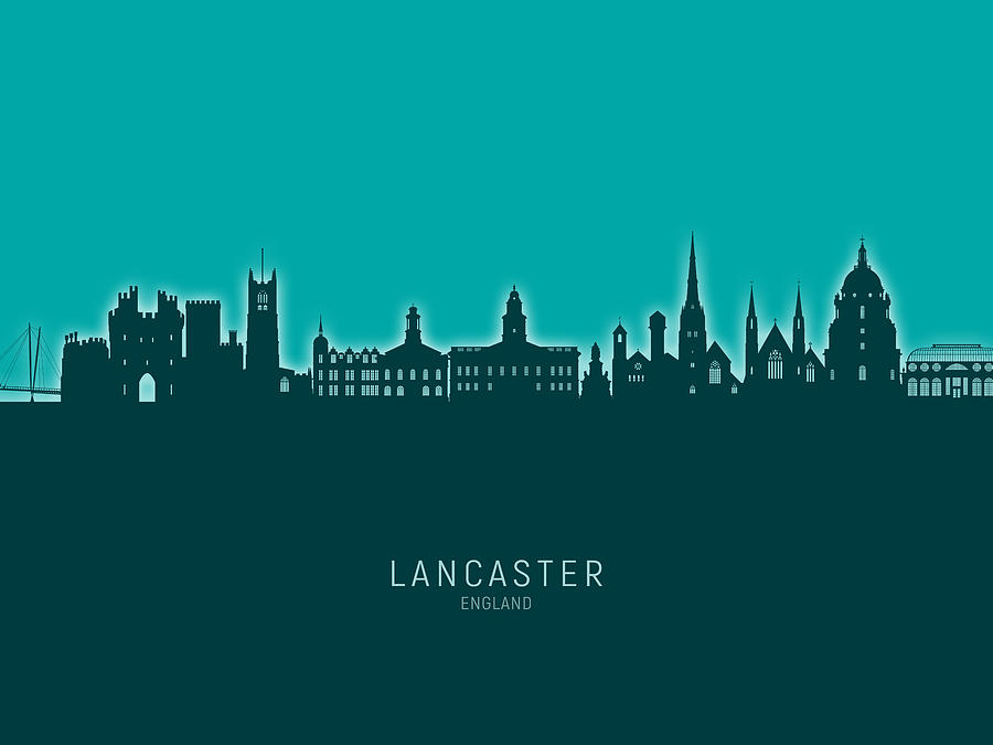 Lancaster England Skyline #36 Digital Art by Michael Tompsett