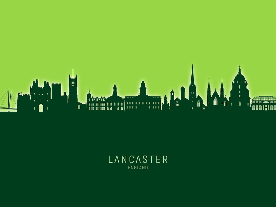 Lancaster England Skyline #38 Digital Art by Michael Tompsett