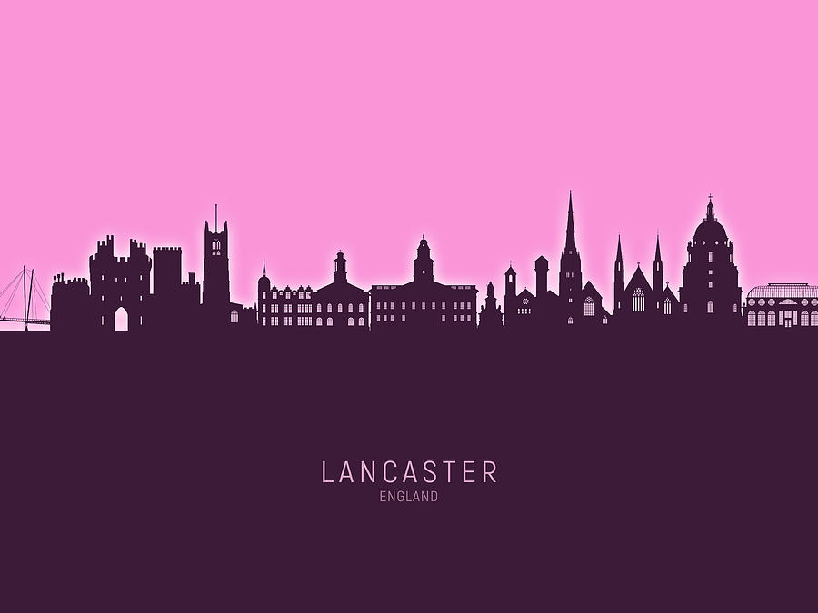 Lancaster England Skyline #39 Digital Art by Michael Tompsett