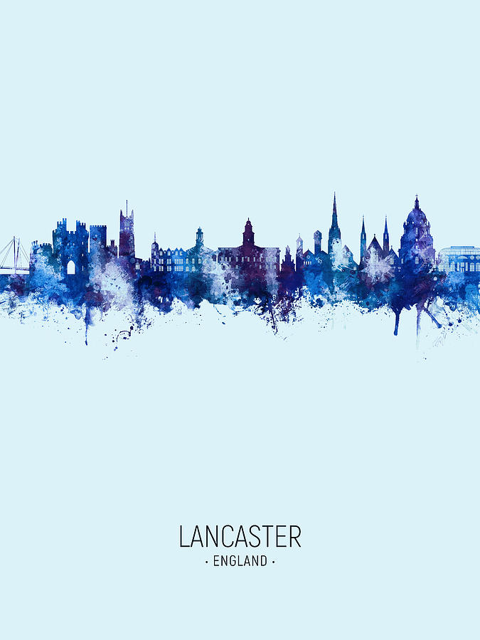 Lancaster England Skyline #45 Digital Art by Michael Tompsett