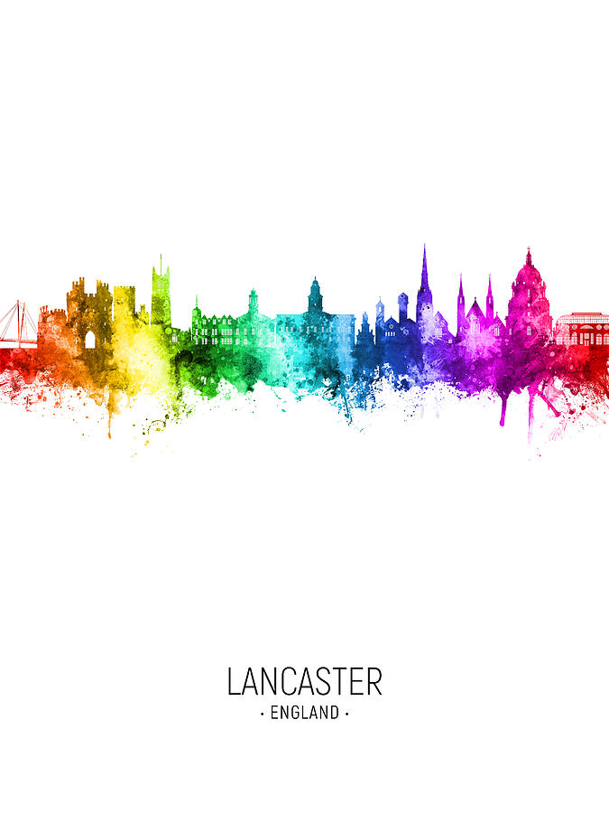Lancaster England Skyline #46 Digital Art by Michael Tompsett