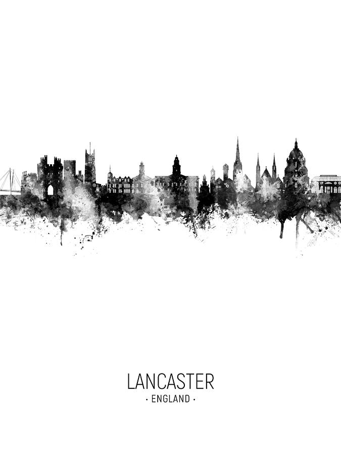 Lancaster England Skyline #47 Digital Art by Michael Tompsett