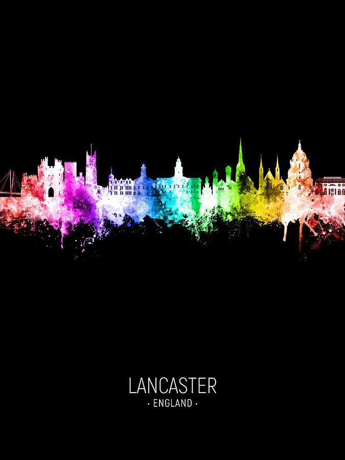 Lancaster England Skyline #49 Digital Art by Michael Tompsett