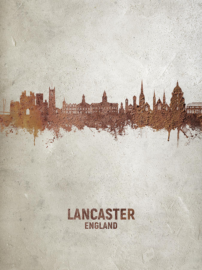 Lancaster England Skyline #59 Digital Art by Michael Tompsett