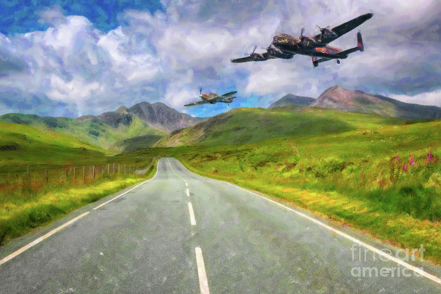 Lancaster in Snowdonia Art Photograph by Adrian Evans