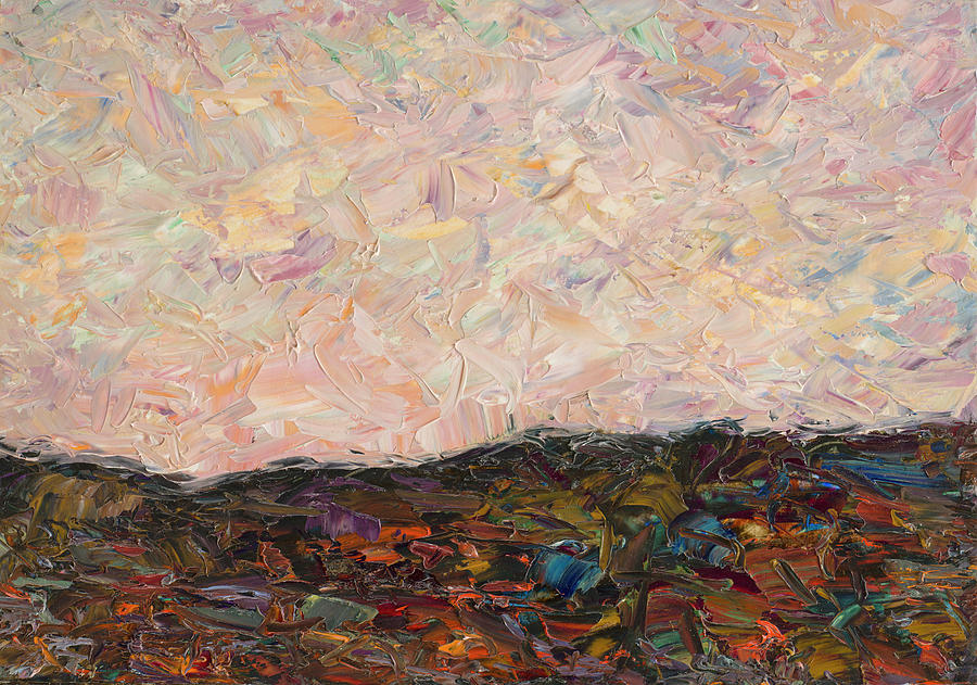 Land Painting - Land and Sky by James W Johnson