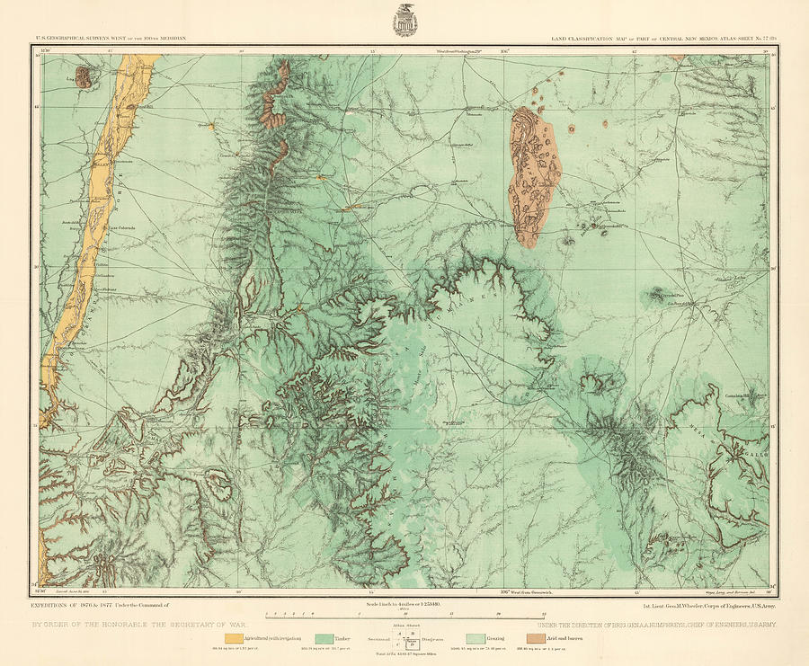 Land Classification Map of Part of Central New Mexico Atlas Sheet No D ...