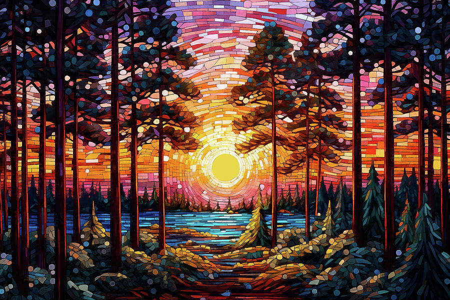 Land of Dreams Sunset Digital Art by Peggy Collins