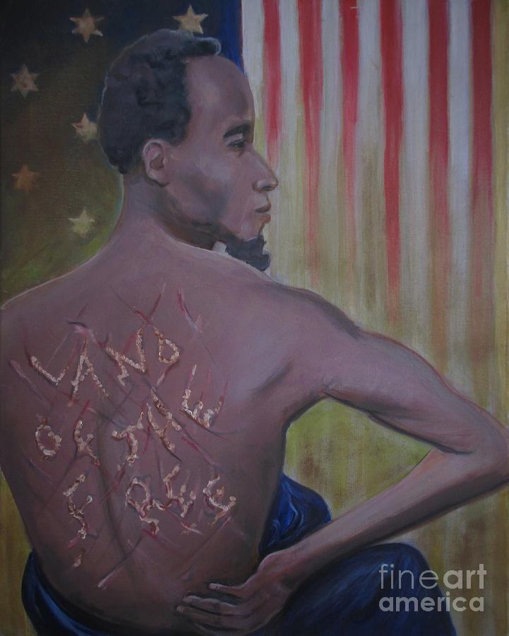 Slave whipping painting by cyril harris fine art america