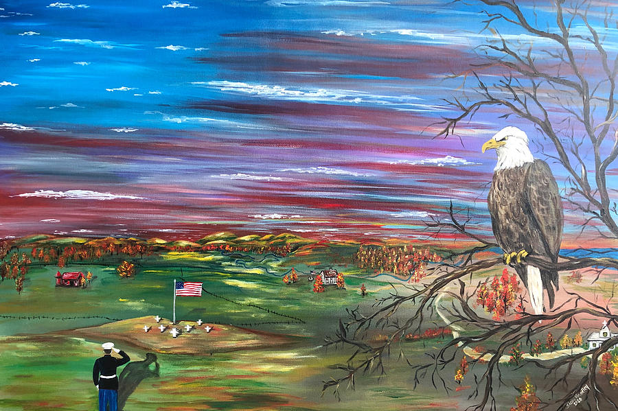 Land of the Free Painting by Stacy Handley - Fine Art America