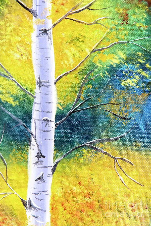 Land of the Silver Birch Painting by Cheryl Rodo - Fine Art America