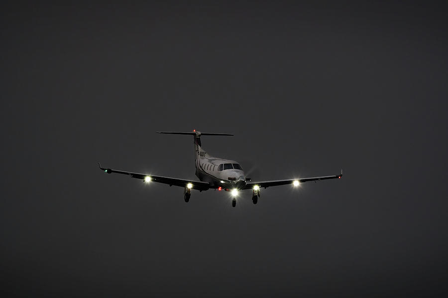 Landing at Night Photograph by James David Phenicie - Pixels