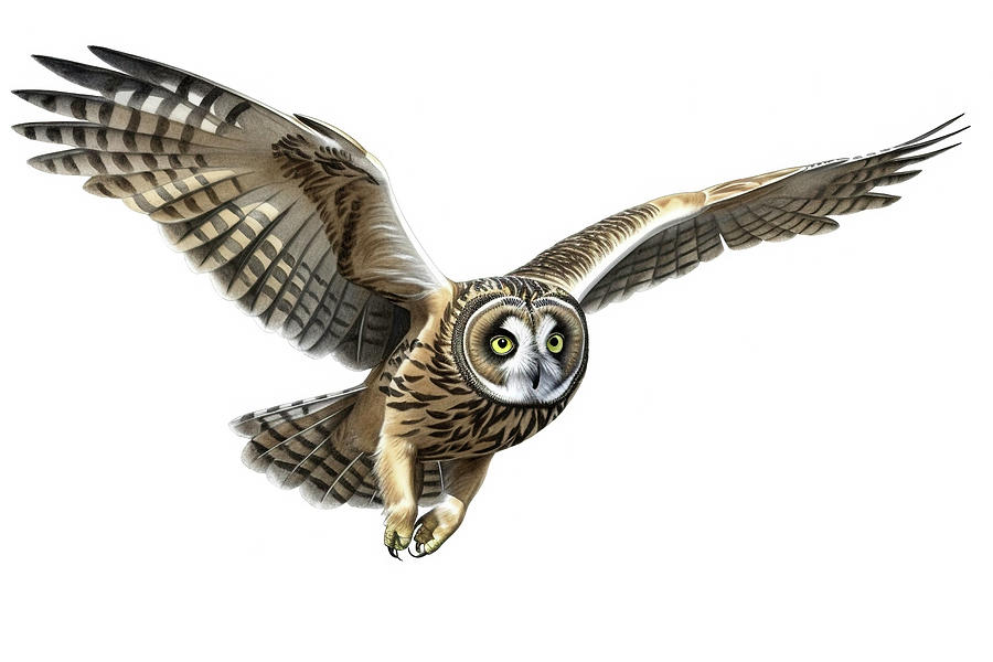 Landing Gear For The Short Eared Owl Photograph by Athena Mckinzie ...