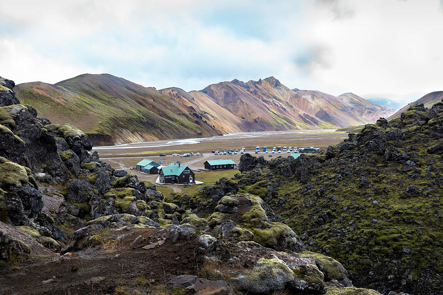 Landmannalaugar camping and lodging in Photograph by RicardMN Photography
