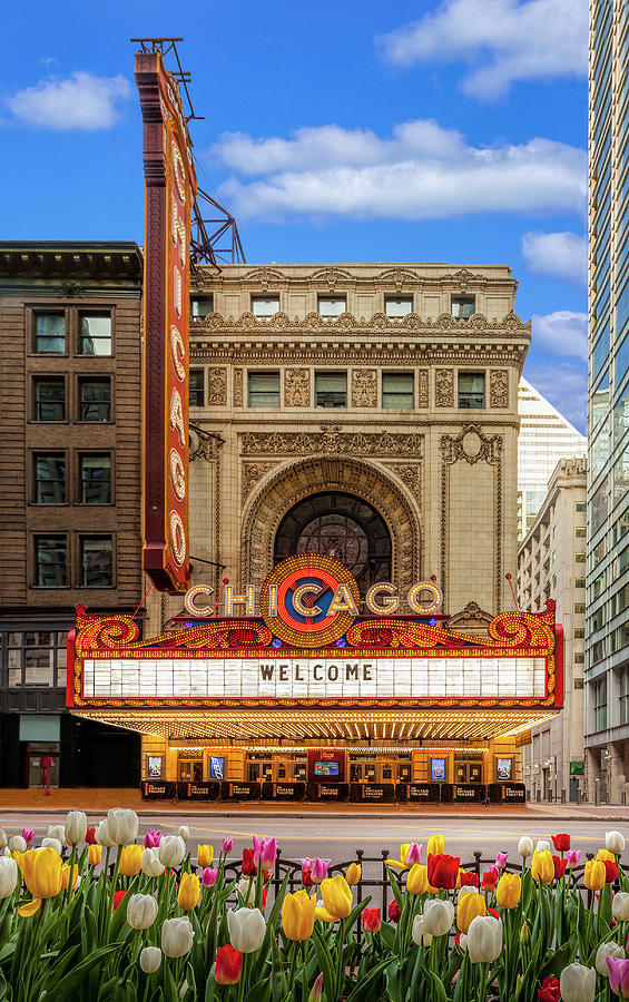 Landmark Chicago Theatre Photograph by Andrew Soundarajan