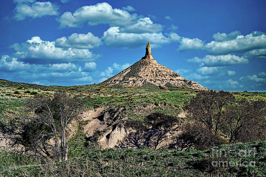 Chimney Rock Nebraska Photograph by Jon Burch Photography