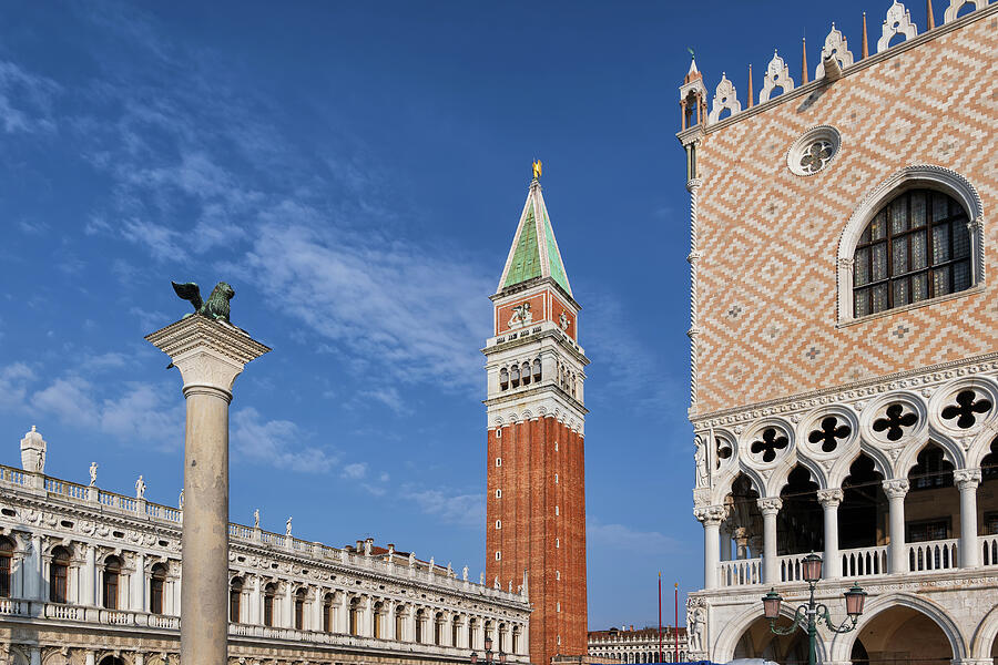 Landmarks of Venice in Italy Photograph by Artur Bogacki Landmarks of Venice in Italy Photograph by Artur Bogacki