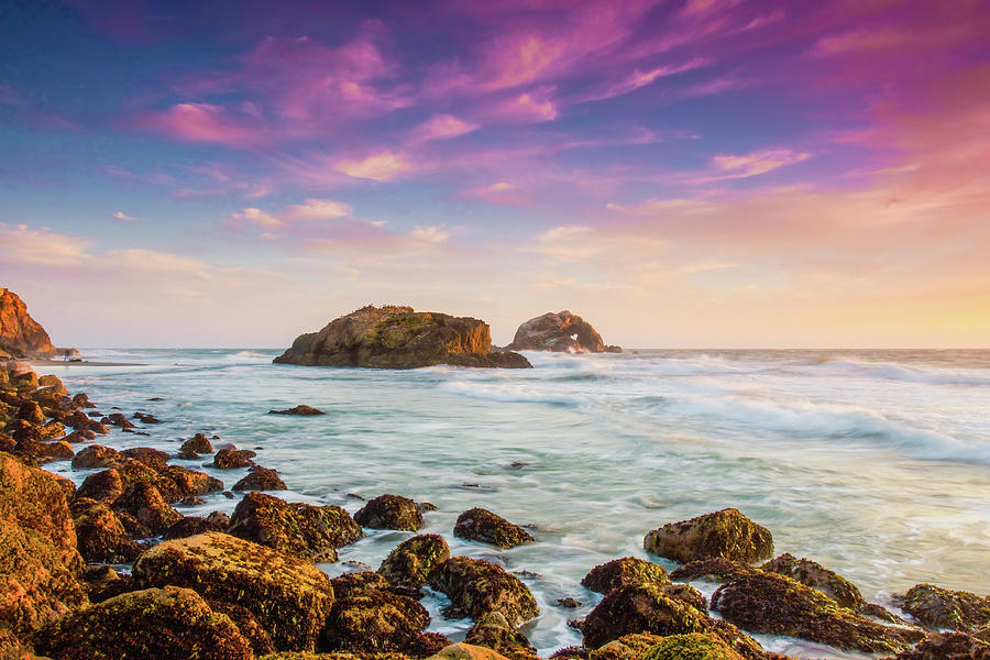 Lands End at Sunset Photograph by Sue Penchina - Fine Art America