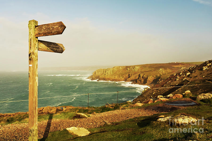 Inspirational Photograph - Lands End to Sennen Cove Coast Path by Terri Waters