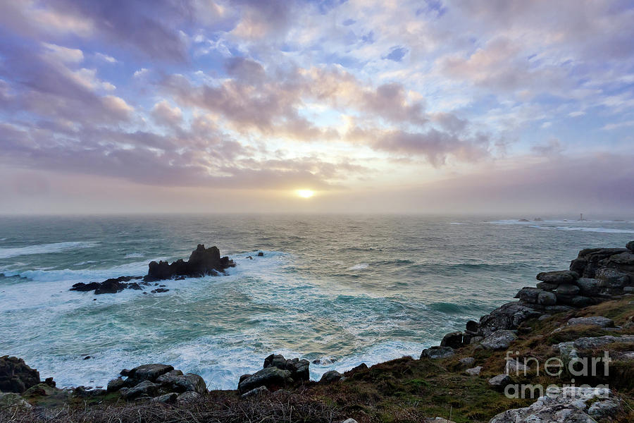 Lands End Winter Sunset Photograph by Terri Waters