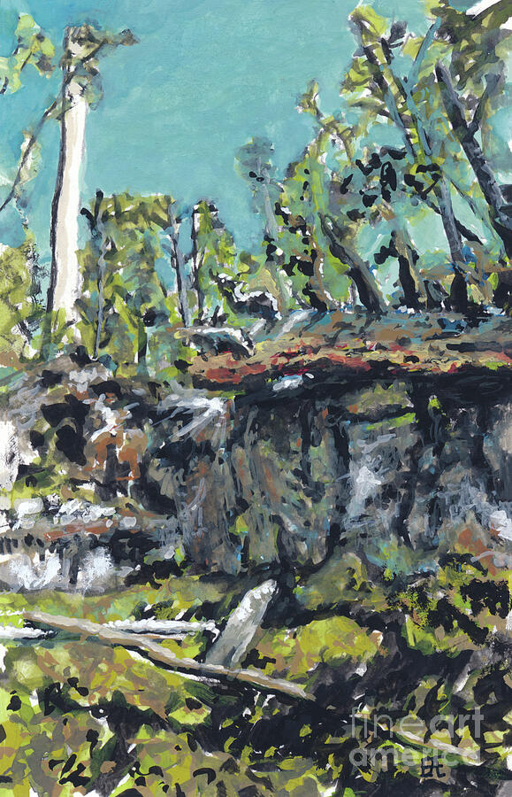 Landscape #0025 Painting by Erik Andrae