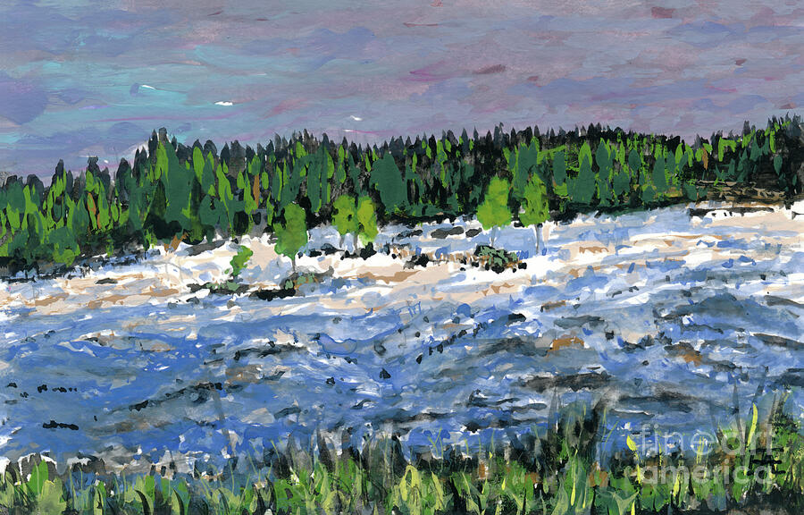 Landscape #0028 Painting by Erik Andrae Landscape #0028 Painting by Erik Andrae