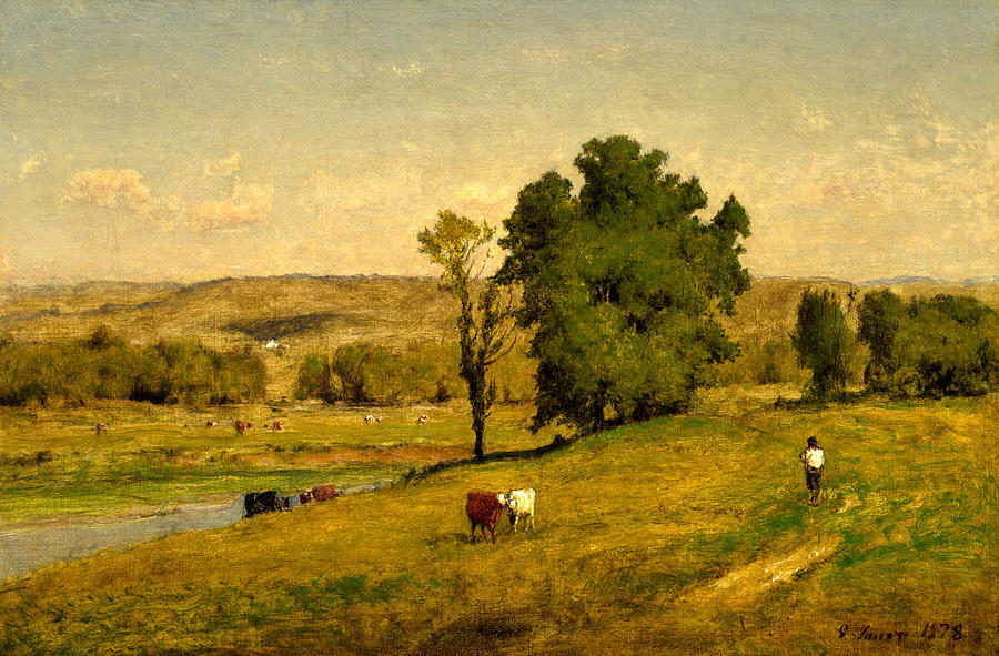 Landscape, 1878 Painting by George Inness