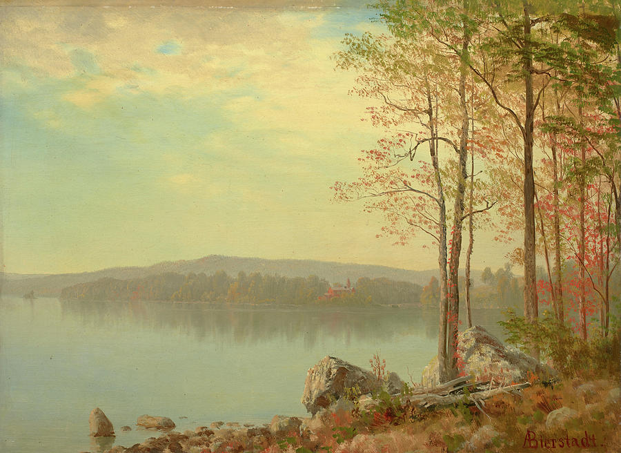 Landscape 1890 Painting by Albert Bierstadt
