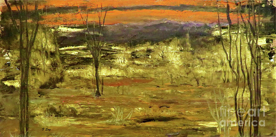 Landscape All Aglow Painting by Sharon Williams Eng