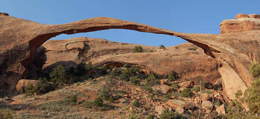 National Parks Photograph - Landscape Arch Pano by Cliff Wassmann
