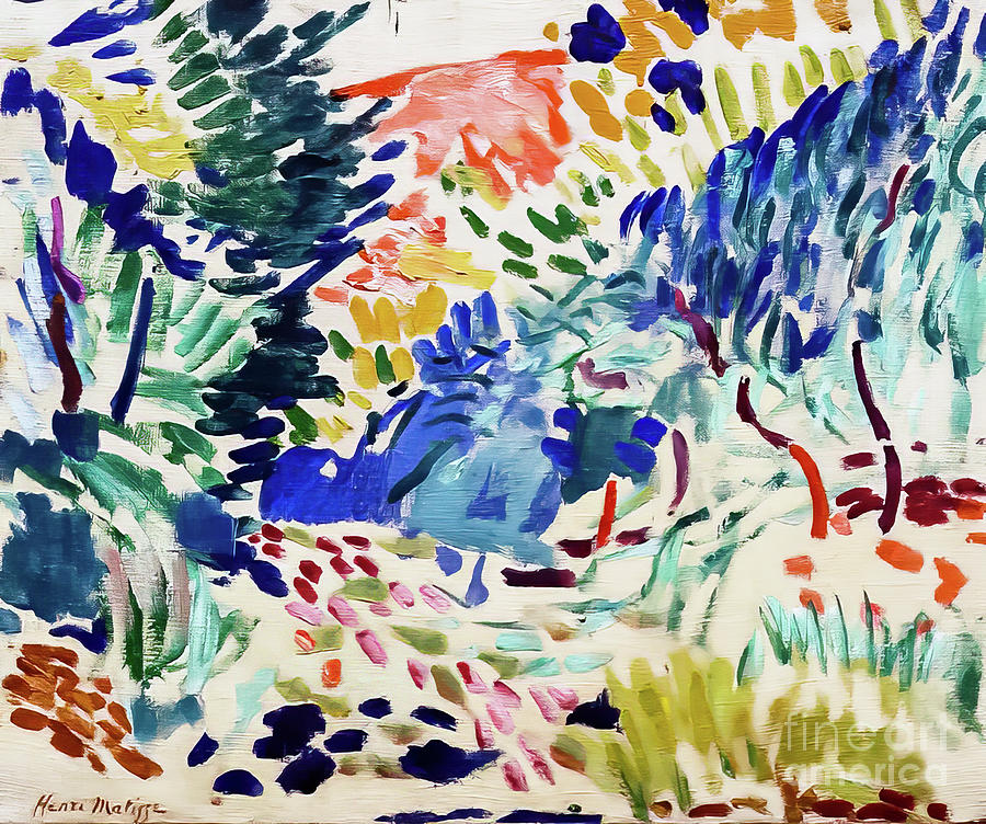 Landscape at Collioure by Henri Matisse 1905 Painting by Henri Matisse