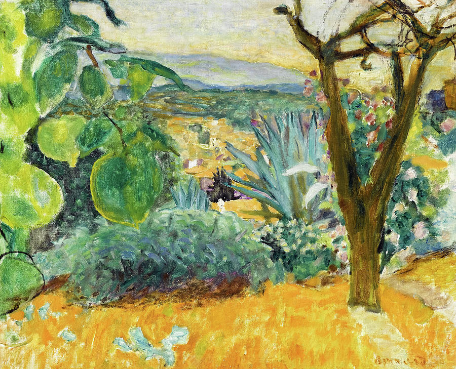 Landscape at Le Cannet, 1922 Painting by Pierre Bonnard - Fine Art America