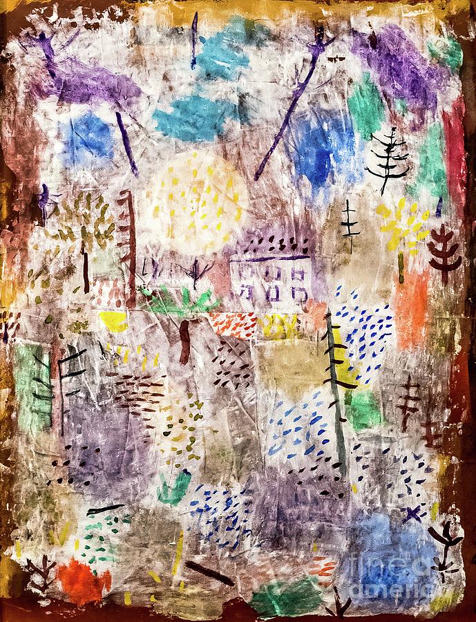 Landscape Between Winter and Spring by Paul Klee 1935 Painting by Paul Klee