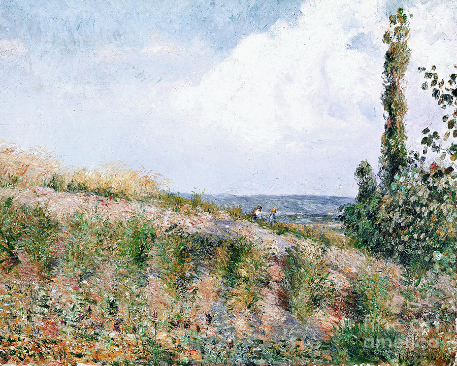 Landscape by Camille Pissarro Painting by Camille Pissarro