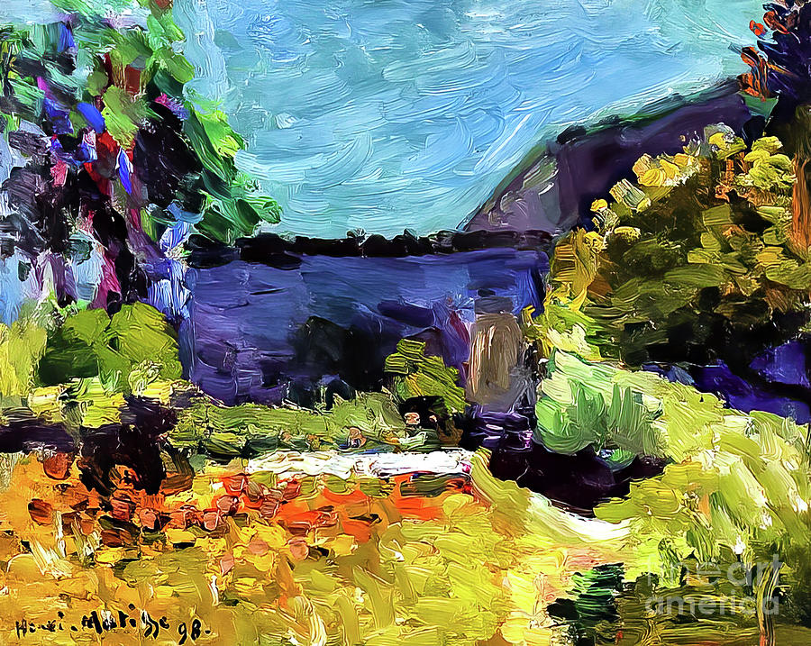 Landscape By Henri Matisse 1898 Painting