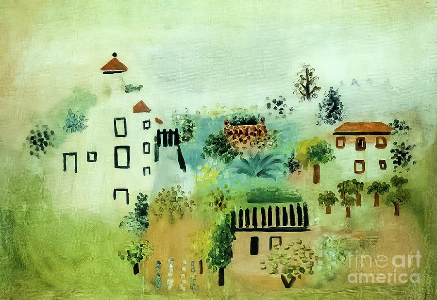 Landscape by Pablo Picasso 1928 Painting by Pablo Picasso