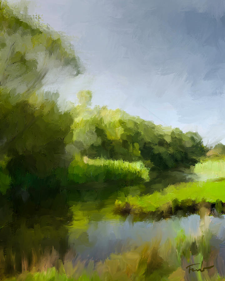 Landscape Painting - Landscape Cornwall by Peter Farago Landscape Painting - Landscape Cornwall by Peter Farago