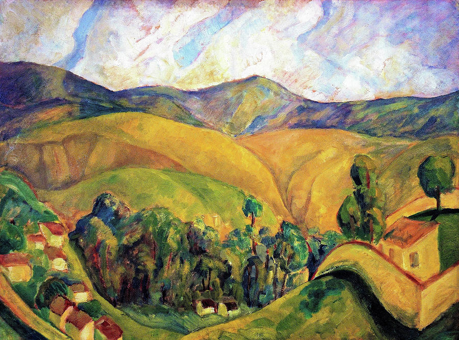 Landscape - Digital Remastered Edition Painting by Diego Rivera