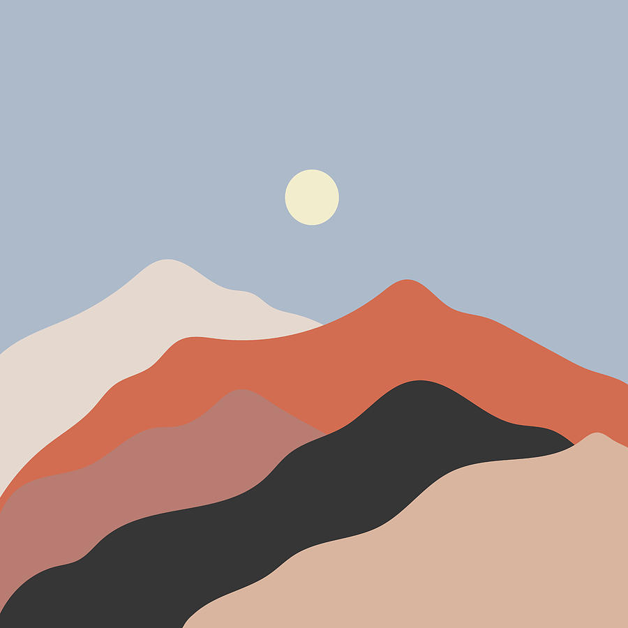 Color sketch of snow Mountain by ExordiumFractal on DeviantArt