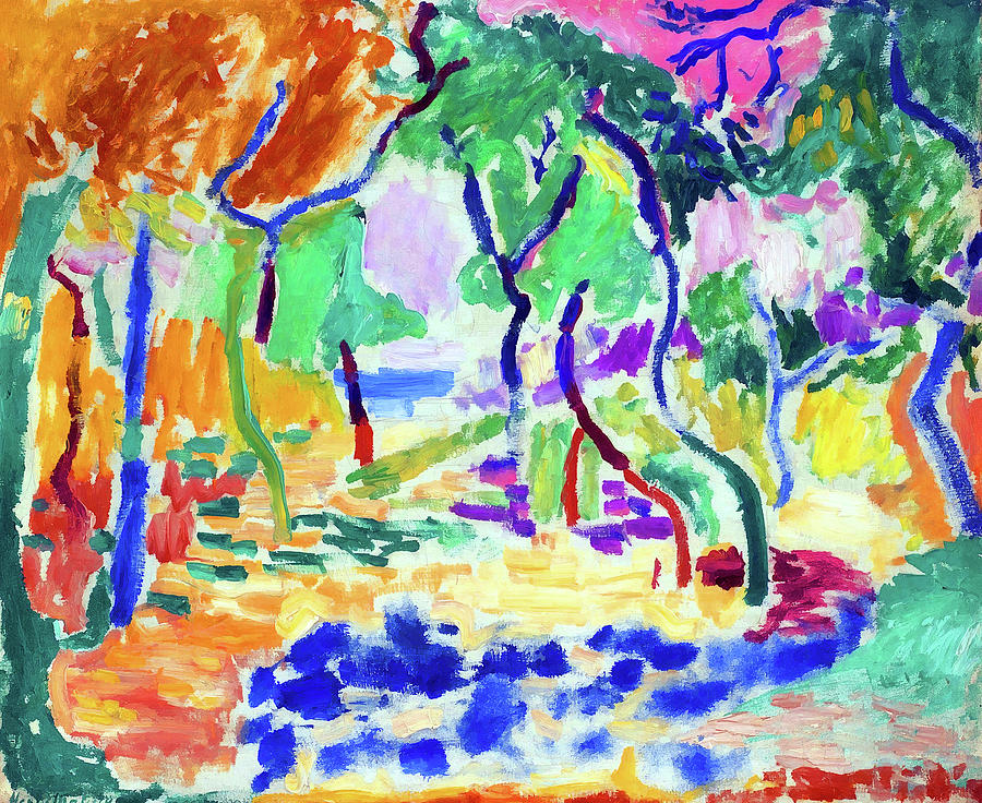 Landscape near Collioure Painting by Henri Matisse - Fine Art America