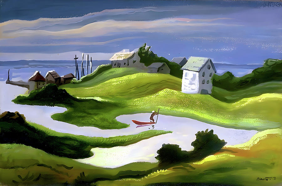 Landscape of Chilmark Painting by Thomas Hart Benton - Fine Art America