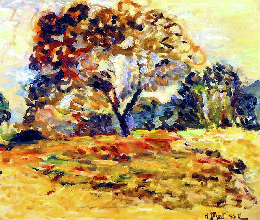 Landscape of Corsica Painting by Henri Matisse - Fine Art America