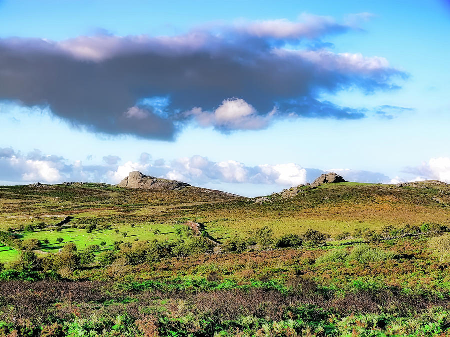 Landscape of Dartmoor Photograph by Christopher Maxum