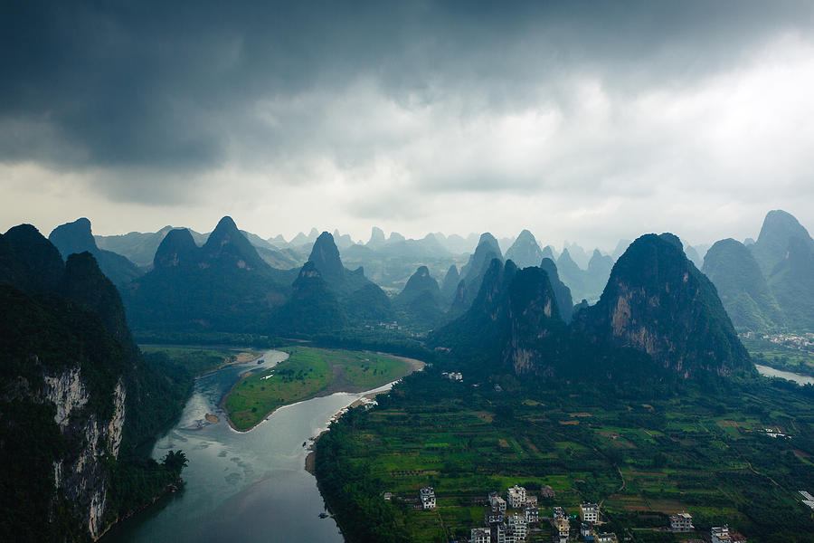 landscape of Yangshuo in China in day Photograph by Kiszon Pascal
