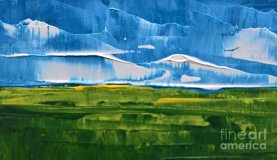 Landscape Study II Painting by Lisa Dionne